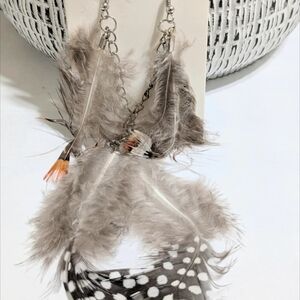 Feather Dangle Earrings